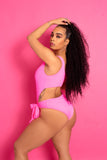 Sheila Hot Pink One-Piece Swimsuit